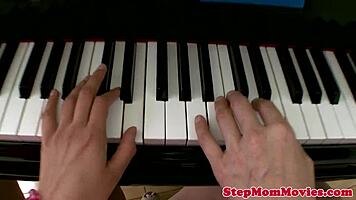 curvy mature babe gets bent over and banged hard in steamy threesome