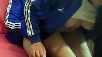 hey, this tiny innocent 19yo student begs don't pull out her tight ass doggystyle