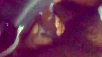 why's she so sloppy on that massive ebony cock?