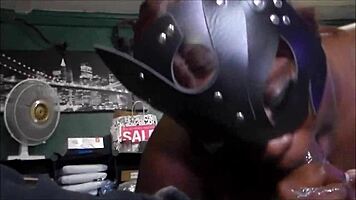 goat girl delivers epic wet blowjob and handjob