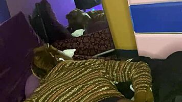 naughty ebony spanks big ass solo in close-up worship