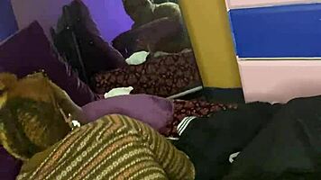 naughty ebony spanks big ass solo in close-up worship