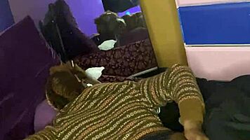 naughty ebony spanks big ass solo in close-up worship