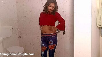 i watch this indian college girl shower nude