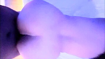 damn this curvy mexican bbw shakes her juicy ass doggystyle while her man's on the phone