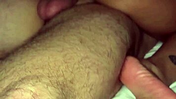 first date with wife's boyfriend leads to threesome bed romp