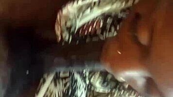 Ever wonder how rough doggystyle feels on this petite black teen's tight ass?