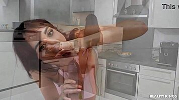 Use Me Hard During Dinner with Deepthroat and Squirting Action