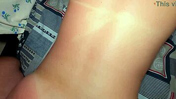 stepsister SUNBURNED PUSSY needs lotion rub FUCK