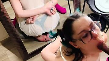 throat owned completely in sloppy deep submission