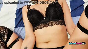 russian couple goes wild spitting swallowing in bed 😍💦👅