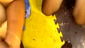 wet latina's juicy pussy pounded hard in intense bedroom interracial session