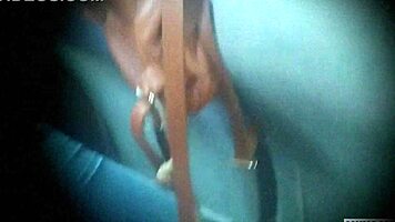 Risky Bus Blowjob Flash!