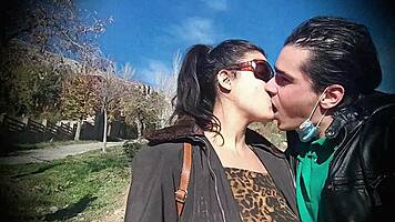 Risky Bus Blowjob Flash!