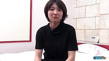 she enjoys company of two older guys in prison room masturbation session