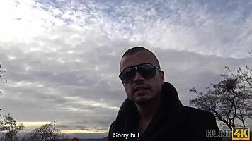 Redhead slut takes cash for intense boyfriend cuckold fuck