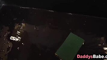 petite teen earns car keys with rough sex