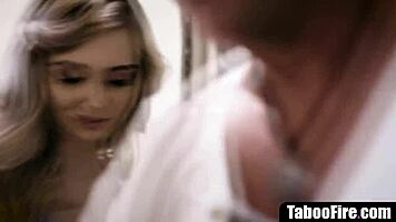 sleazy guy fingers and fucks petite shaved teen