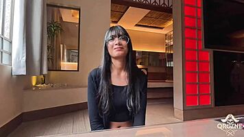 big natural titted latina luna submits in wild casting ride