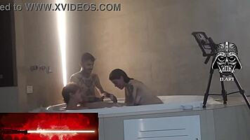 i'm hooked on this steamy motel threesome part three