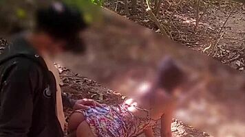 Young Wife's Trail Encounter With Stranger Leaves Cuckold Humiliated In Orgasmic Ecstasy!