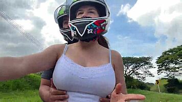 my sexy latina babe picked me up after class 😈 she wanted fun