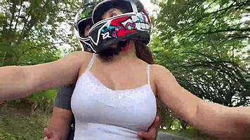 my sexy latina babe picked me up after class 😈 she wanted fun