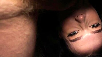 glamorous brunette sasha sparrow takes big cock deep in ass