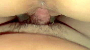 Amateur Wife's Shaved Pink Pussy Closeup 284 Days Post Virginity Loss Dripping Wet for Cumshot