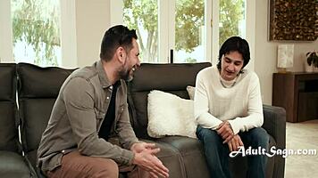 blindfolded dana vespoli tricked into kinky double anal deflowering