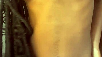 skinny ebony wife hides her big cock orgasm addiction from everyone