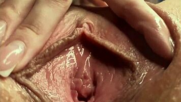 neighbor teases with juicy pussy close-up reveal