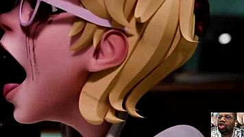 bald pussy nerdy judy squirts from bbc anal fingering and deepthroat