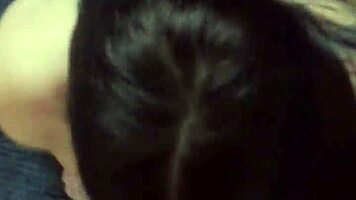 Brunette Gia chained on knees for sloppy face fucking