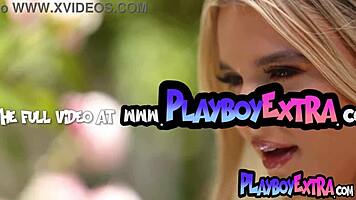 blonde bombshell sky wonderland teases her perfect slender curves