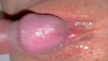 amateur shaved pussy close-up 269 days post virginity 😍