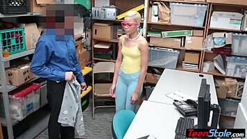 ebony thief's cameltoe leads to intense punishment session