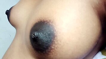 pregnant babe on bed flaunts amazing pussy sexy boobs