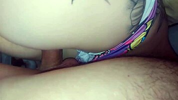 brazilian teen's virgin pussy pierced tits tempt huge cock bareback begging