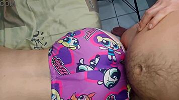 brazilian teen's virgin pussy pierced tits tempt huge cock bareback begging
