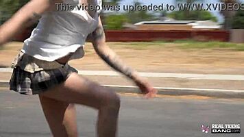 Dylan Moore rides cock till skater face drips cum