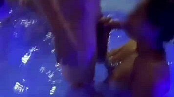 brazilian wife sucks monster cock in wild homemade gangbang with husband watching