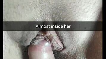 Girlfriend's pussy takes risky creampie on ovulation day