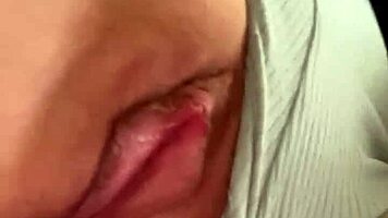 arab beauty's wet pussy throbs passionately in hidden solo masturbation video