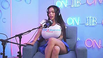 Nikollelove's Huge Tits Oiled Up, Pussy Destroyed to Orgasm