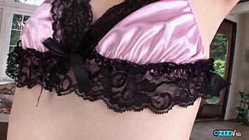 rain forces indoor golf practice turns deepthroat cock sucking frenzy