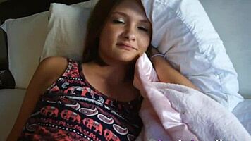 Amateur Small Tits Scottish Teen Rides Cock