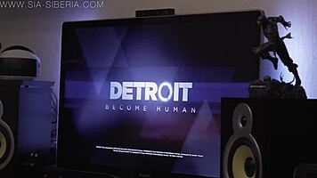 sia siberia as kara cosplay fucks detroit human dildo toy hard on webcam