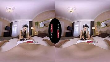 gina gerson's pov moments overflow with intense petite blonde passion and desire