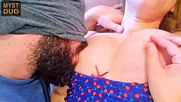 playing with her puffy latina nipples till she moans and cums hard - myst duo